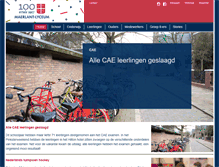 Tablet Screenshot of maerlant-lyceum.nl